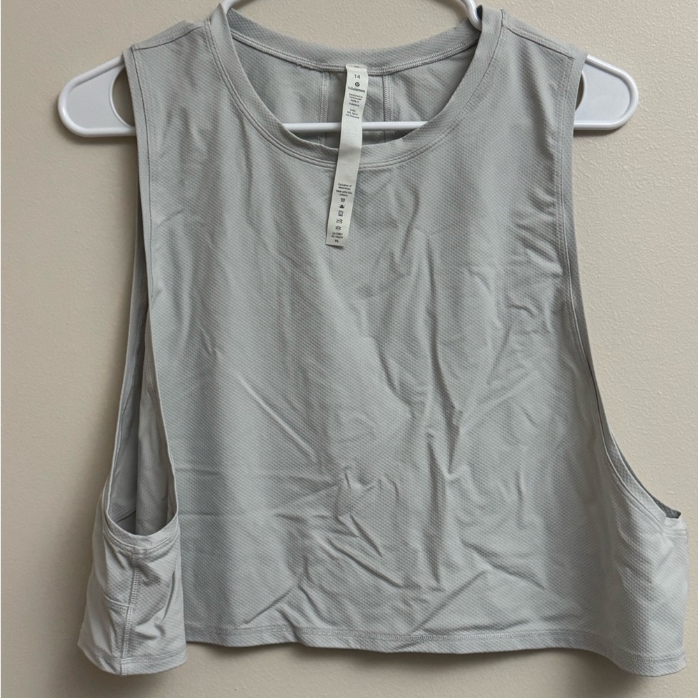 Lululemon Athletica Light blue Crop Top